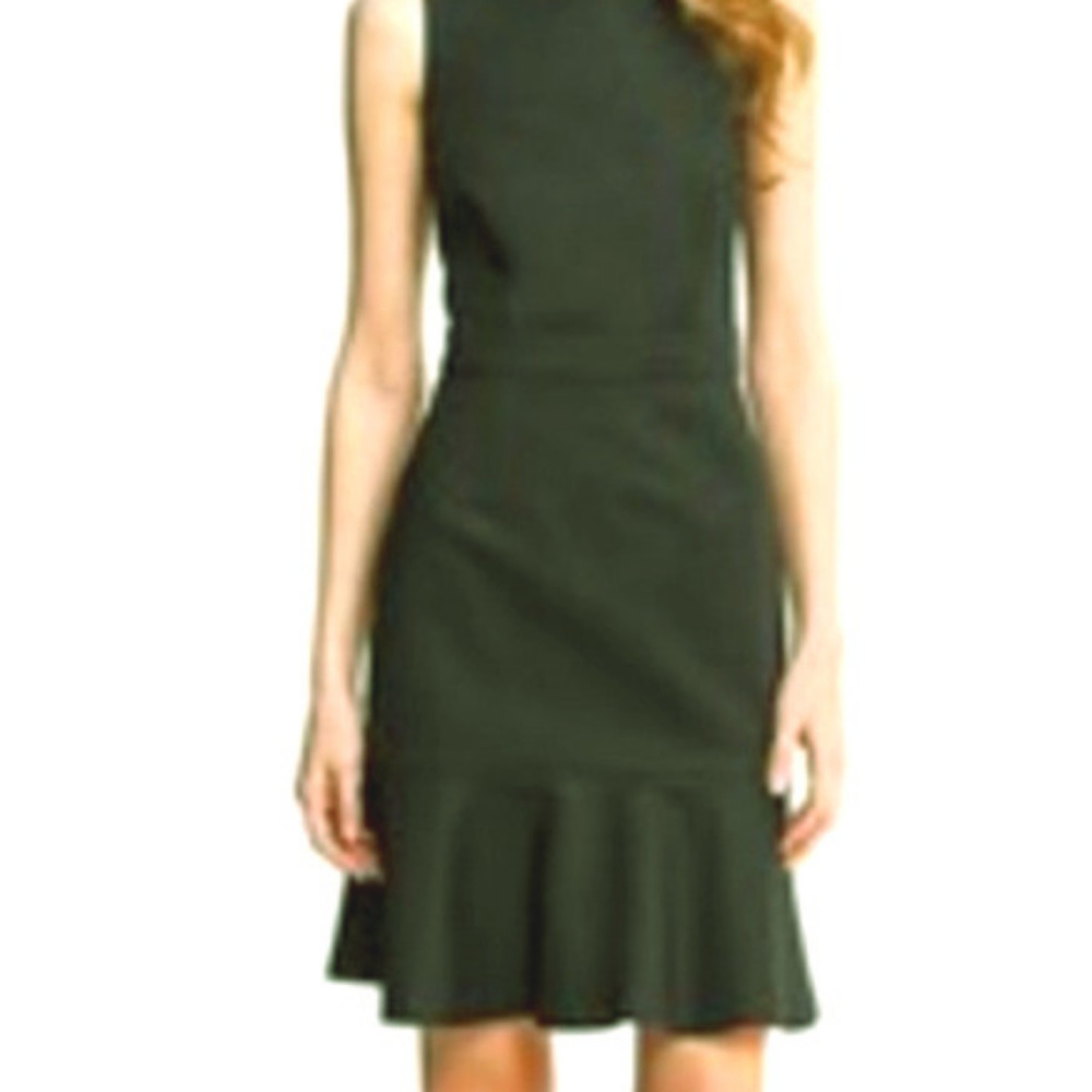 Sleek Flounce Dress True Navy